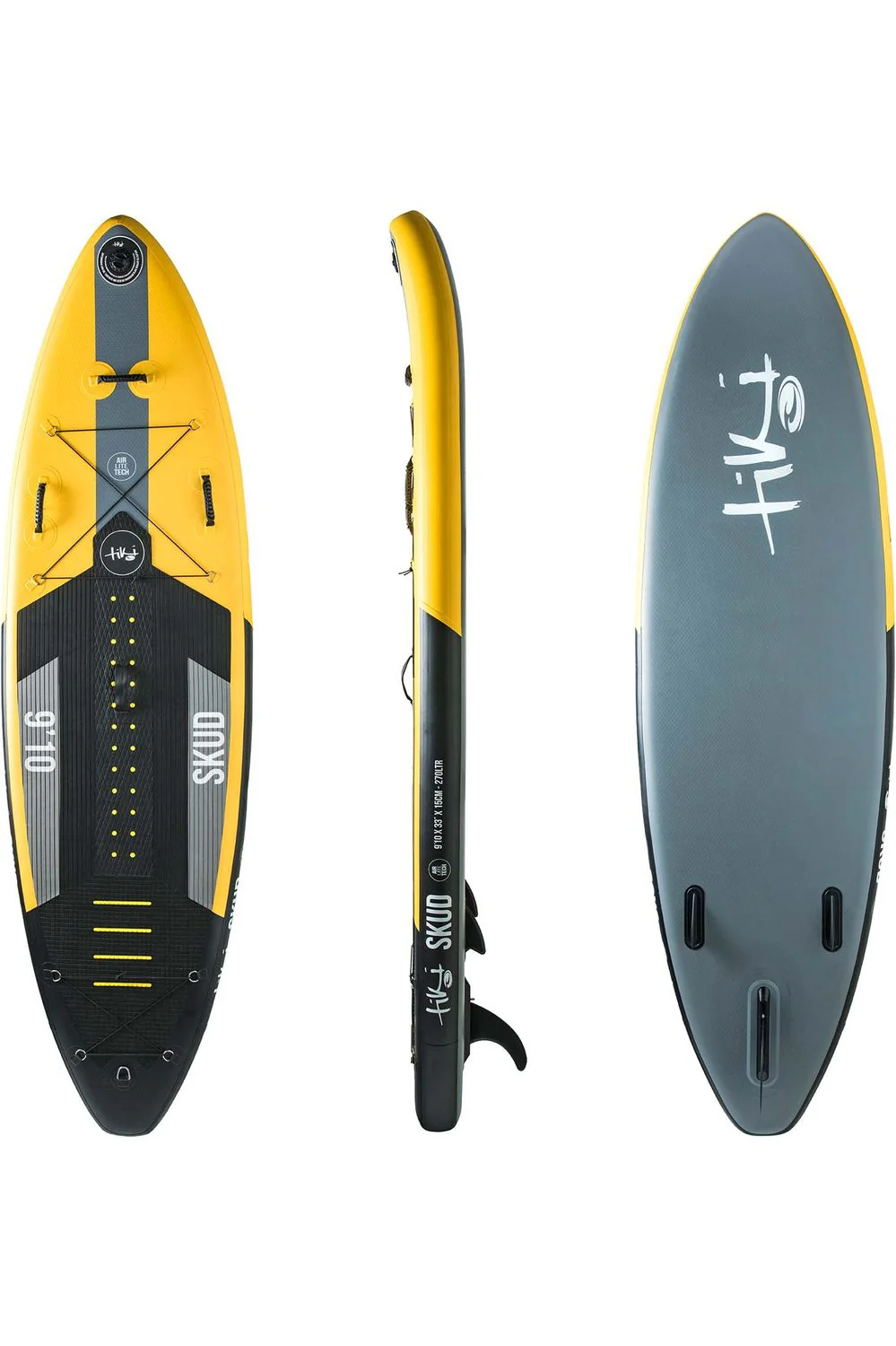 Tiki 9'10 Skud Inflatable SUP + Accessories Pack and Paddle - Image 3