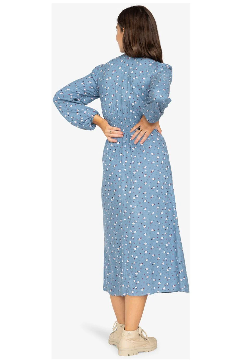 Billabong Cool Night Blue Shadow Dress Blue - Image 3