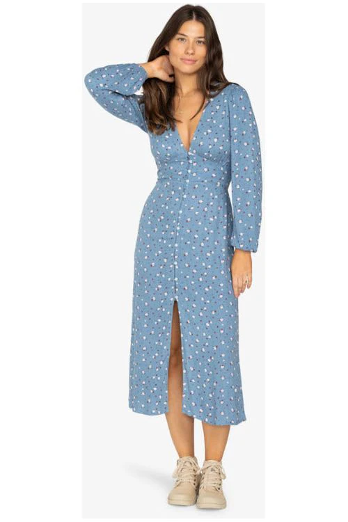 Billabong Cool Night Blue Shadow Dress Blue - Image 5