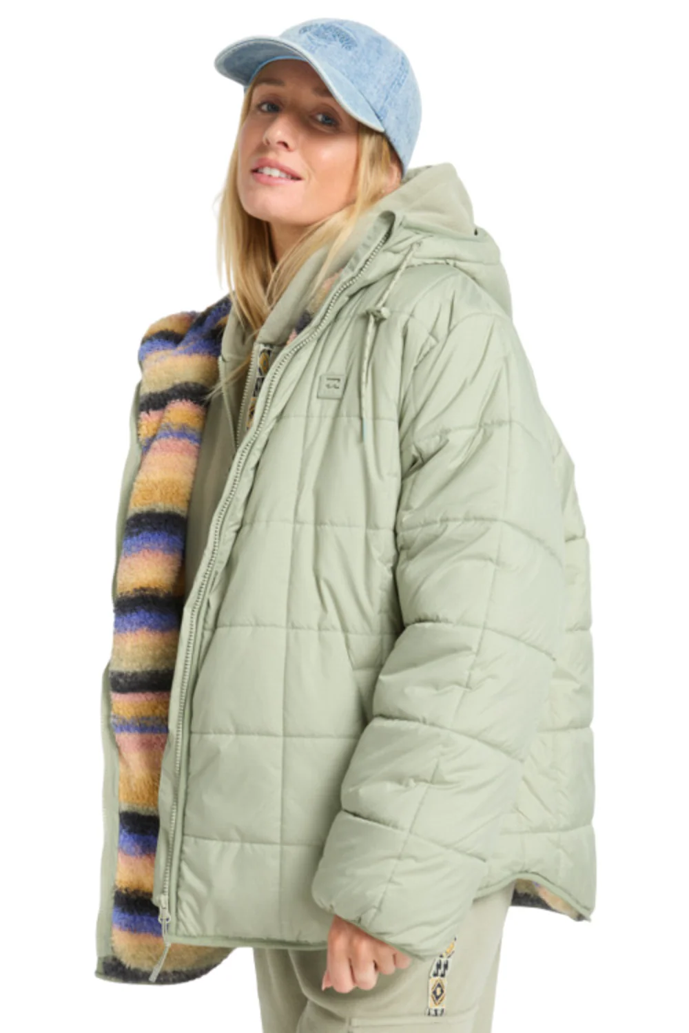 Billabong Happy Camper Jacket Seagrass - Image 3