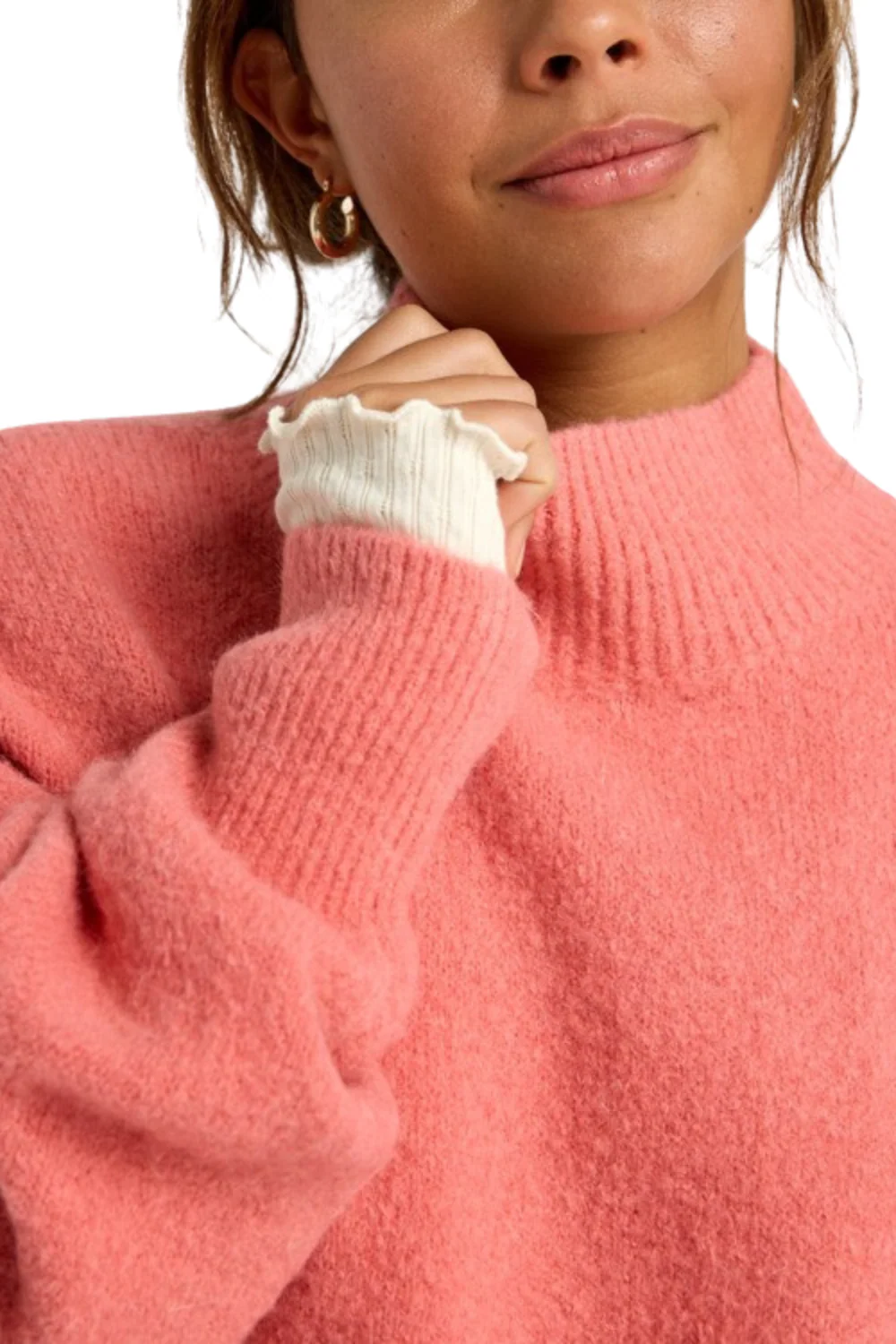 Billabong Love Feeling Sweater Coral - Image 4