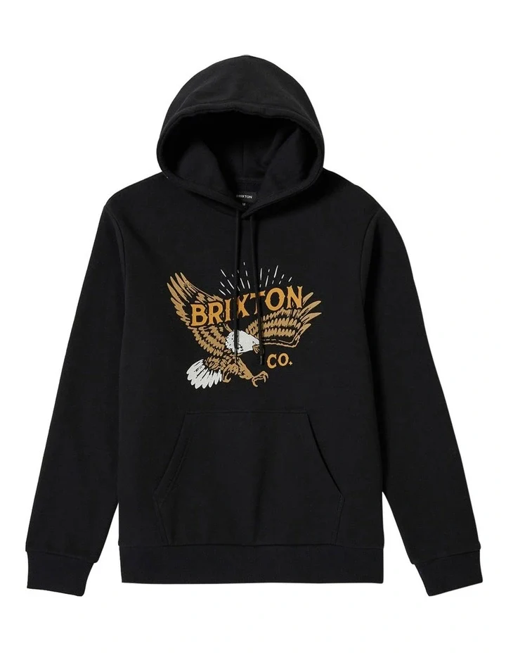 Brixton Keeler Hoody Black - Image 3