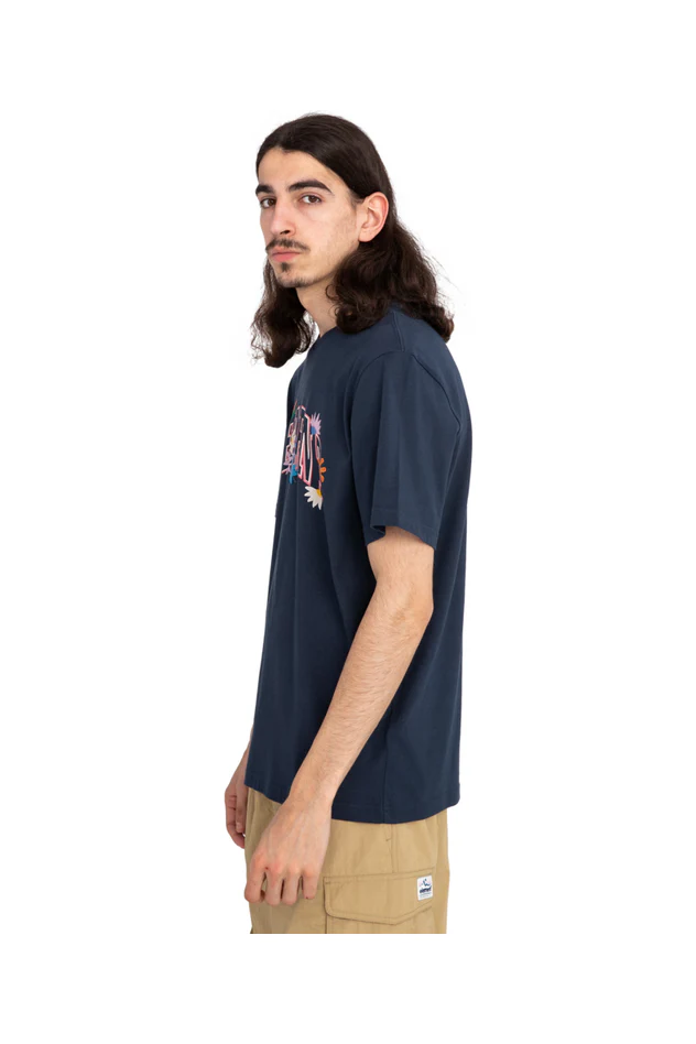 Element In Bloom Short Sleeve T-Shirt Eclipse Navy - Image 4