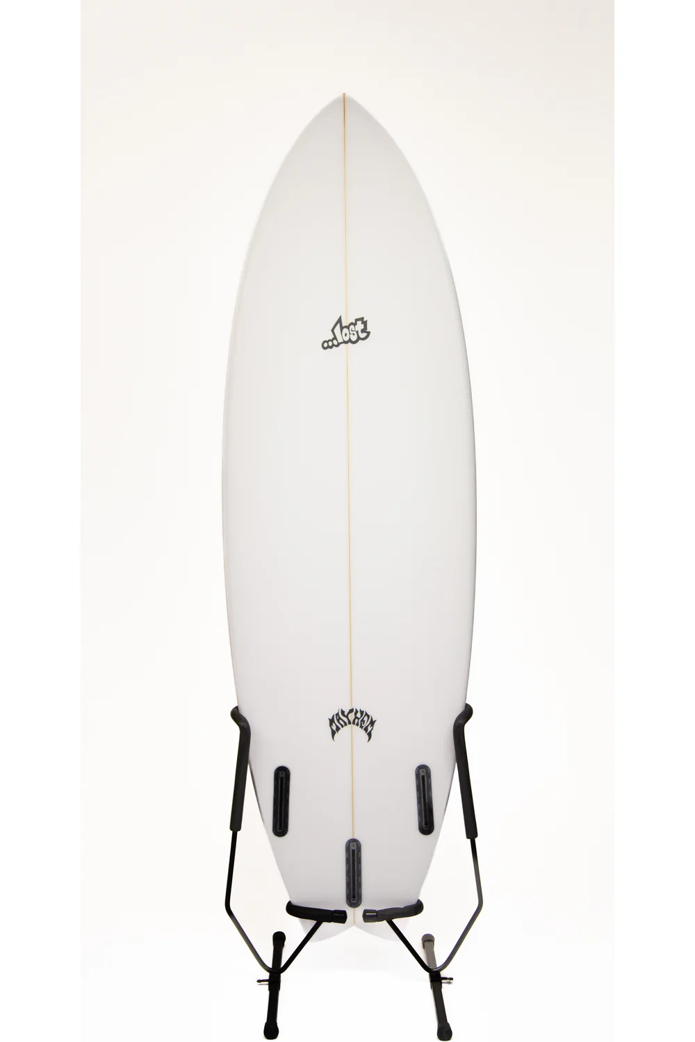Lost Round Nose Fish 96 Surfboard - PU - Futures - 3 Fins - Image 9