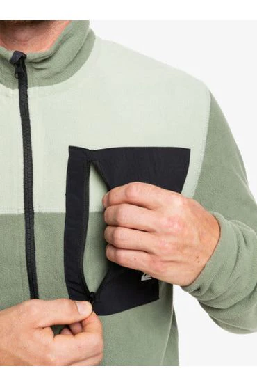 Quiksilver Aker Full Zip Fleece Sea Spray - Image 4