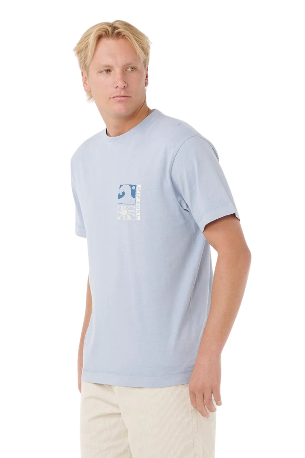 Rip Curl Artist Of The Search Ty Williams Coastline T-Shirt Spray Blue - Image 3