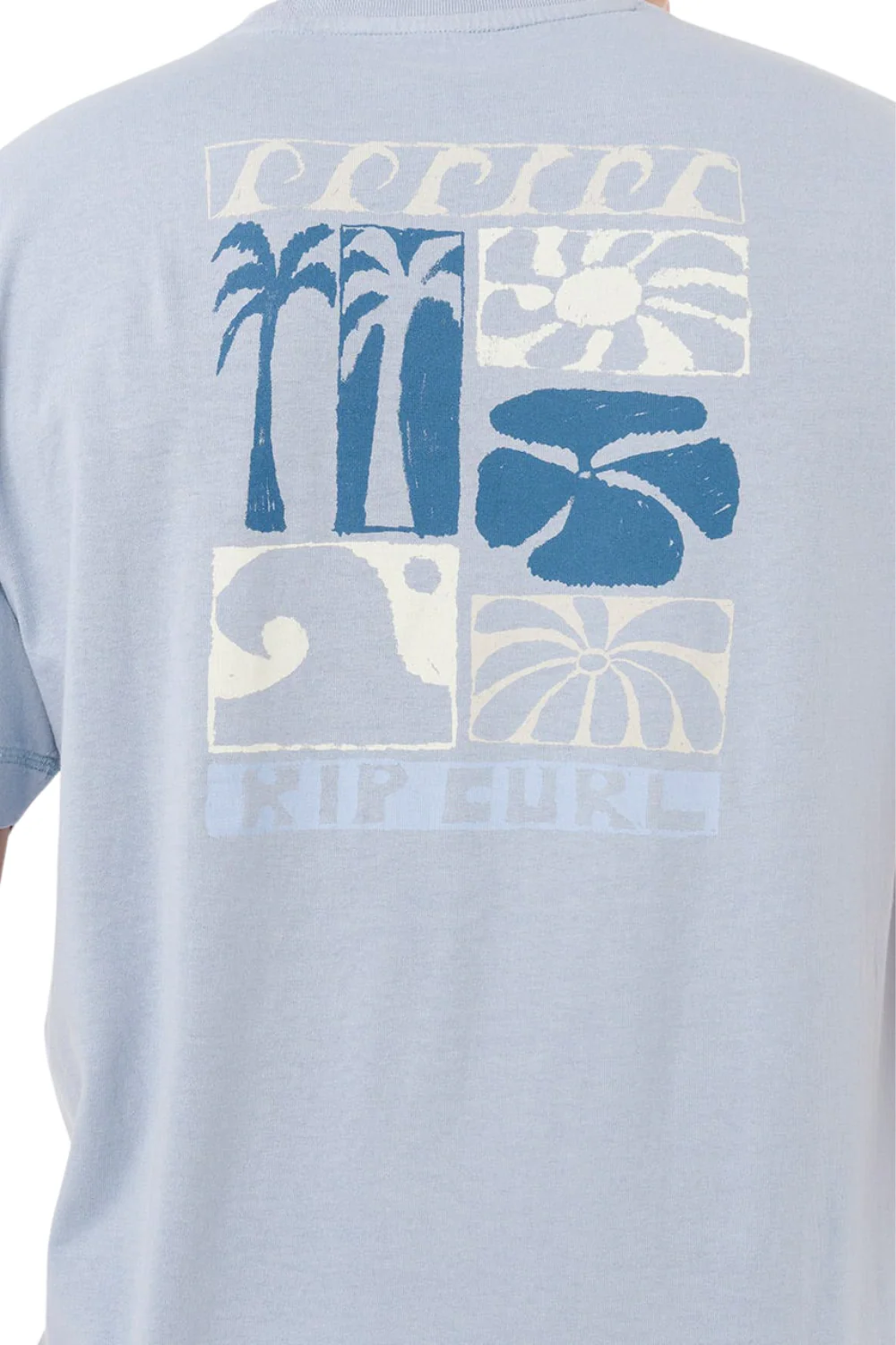 Rip Curl Artist Of The Search Ty Williams Coastline T-Shirt Spray Blue - Image 4