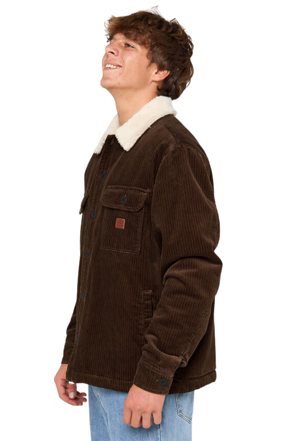 Rip Curl Bells Sherpa Jacket Coffee - Image 5
