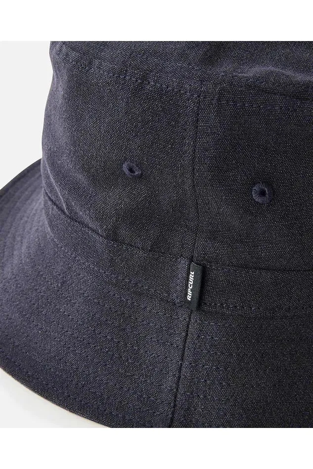 Rip Curl Brand Bucket Hat Black - Image 4