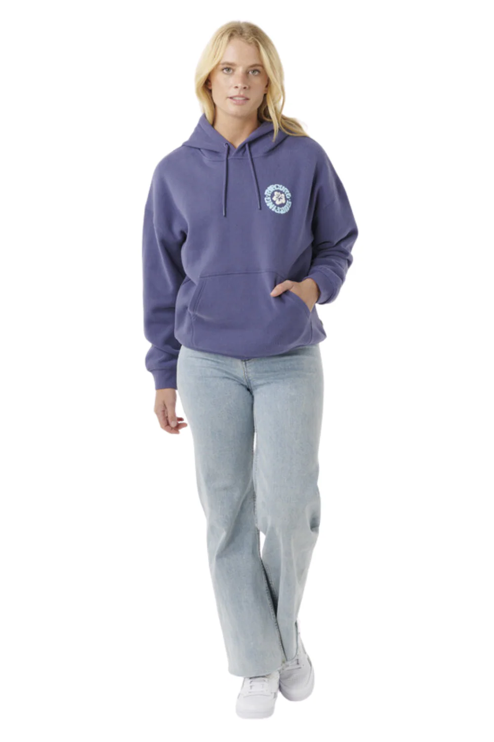 Rip Curl Surf Puff Heritage Hoody Navy - Image 3