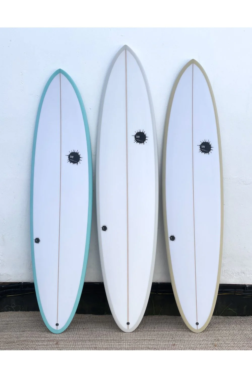 Tiki Custom Surfboard - 7'6 Nomad Mid - Marshmallow - Image 4