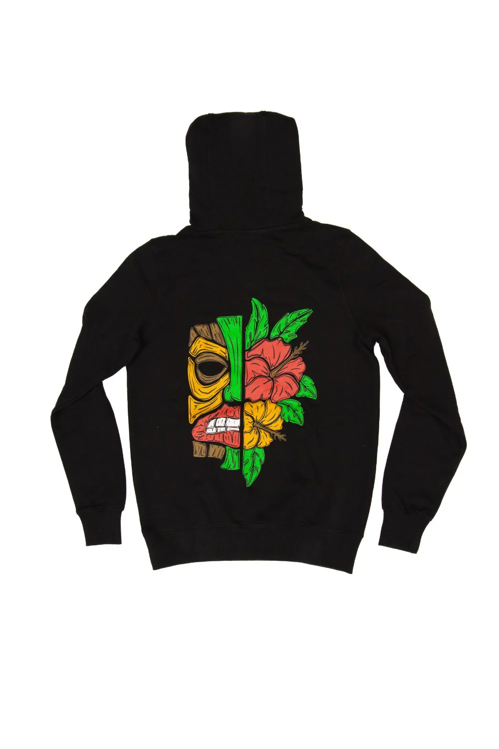 Tiki Petal Head Hoody Black - Image 3