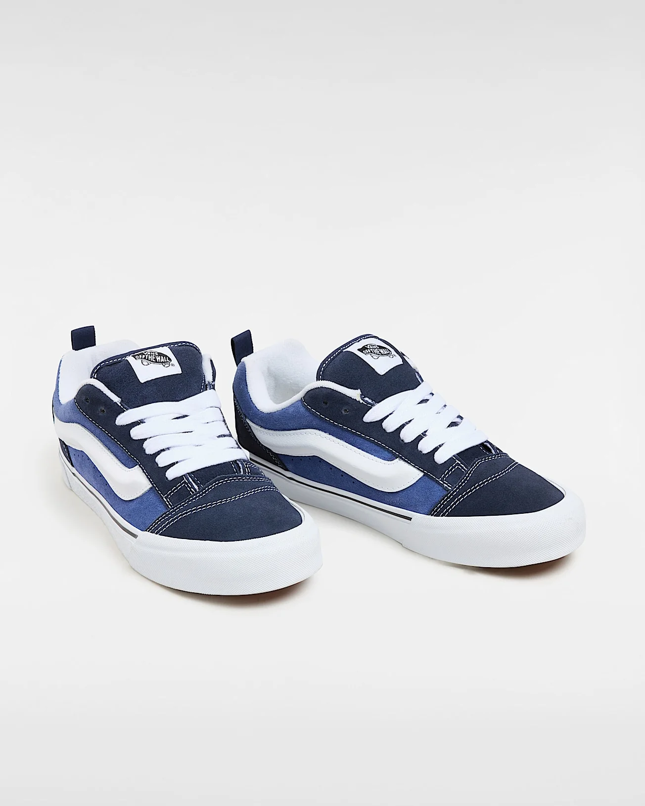 Vans Knu Skool Shoe Navy/White - Image 3