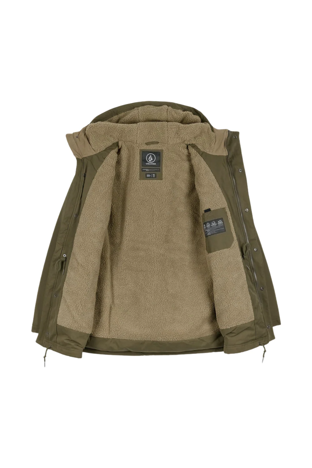 Volcom Starget 5K Parka Jacket Military - Image 11