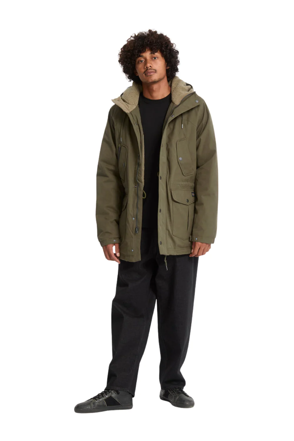 Volcom Starget 5K Parka Jacket Military - Image 7