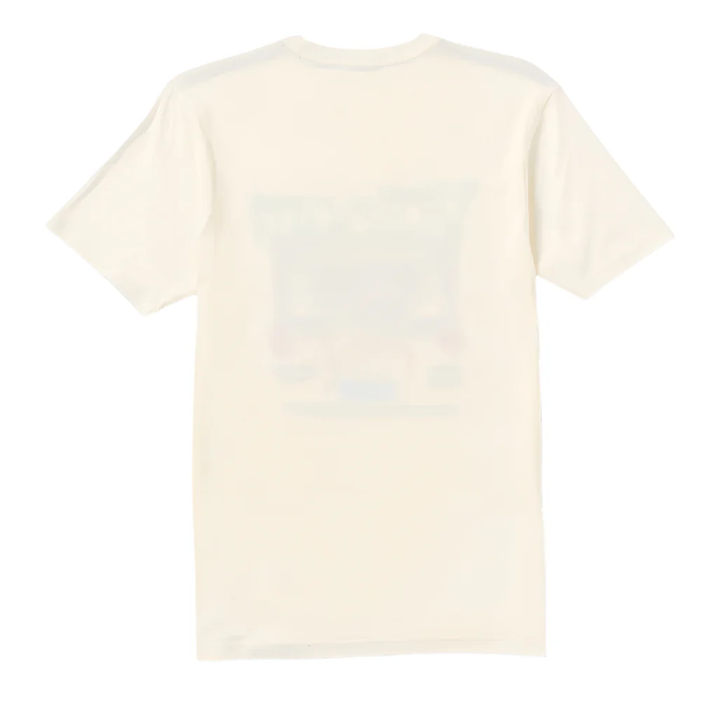 Volcom Worldly Short Sleeve T-Shirt Off White - Image 4